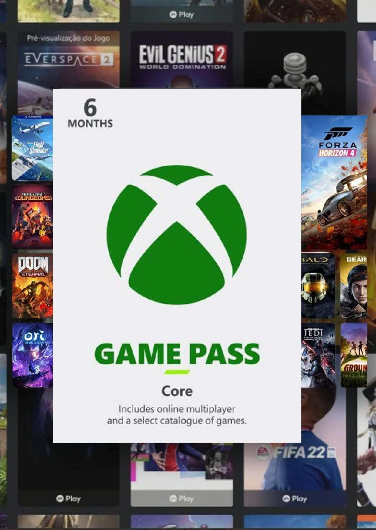 Xbox Game Pass Core 6 months - Key INDIA