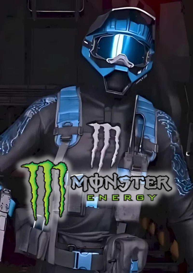 Skin Monster Clutch Operador Azul