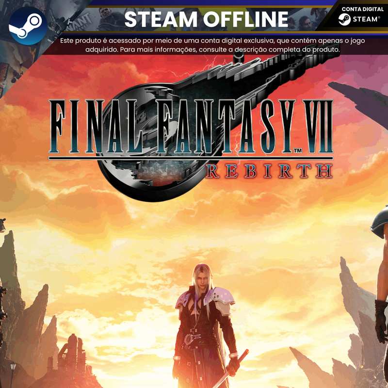 Final Fantasy VII Rebirth | Steam Offline - Conta Digital