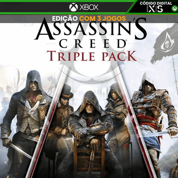 Assassin's Creed Triple Pack | Código - Xbox