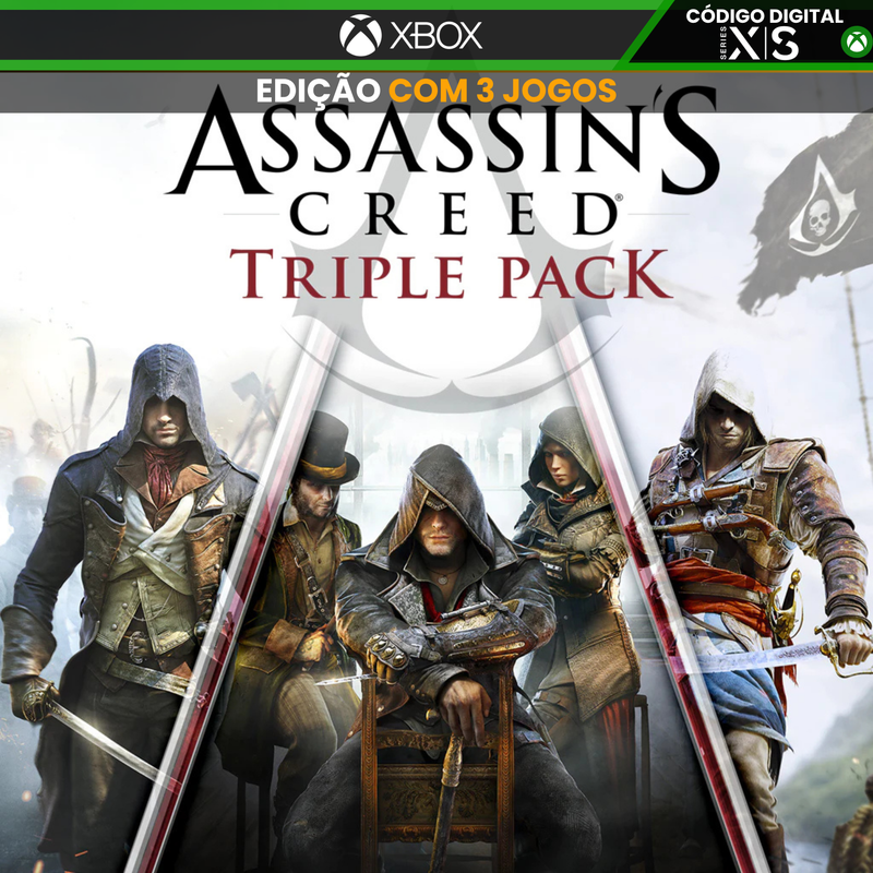 Assassin's Creed Triple Pack | Código - Xbox