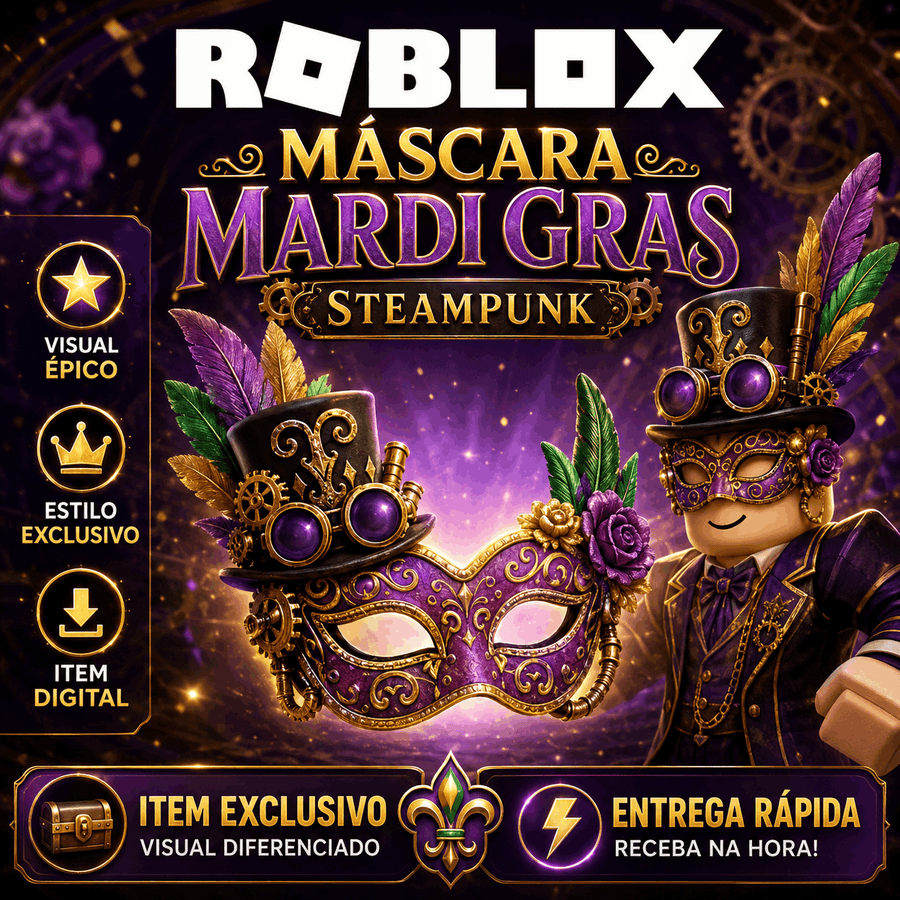 Roblox - Mardi Gras Steampunk Mask