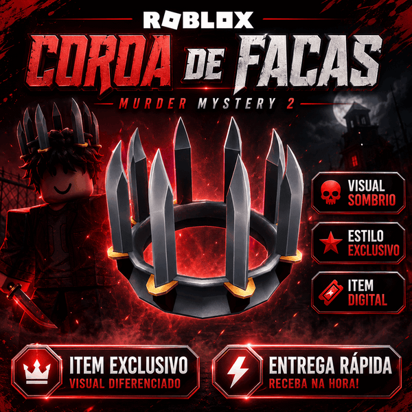 Roblox: Murder Mystery 2 - Coroa de Facas