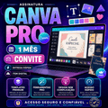Assinatura Canva Pro - Convite - 1 Mês
