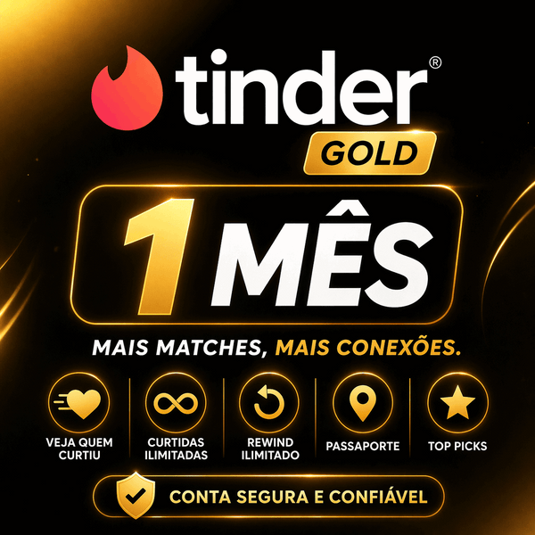 Tinder Gold 1 Mês