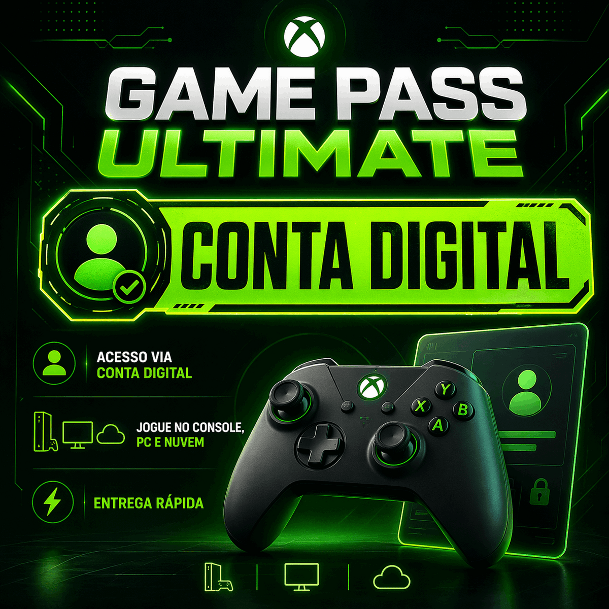 Game Pass Ultimate 30 Dias I Conta Digital