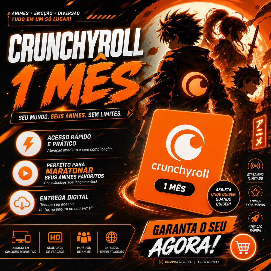 Crunchyroll 1 Mês