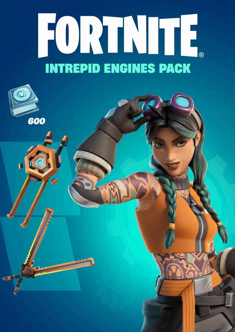 Fortnite - Pacote Engrenagens Intrépidas