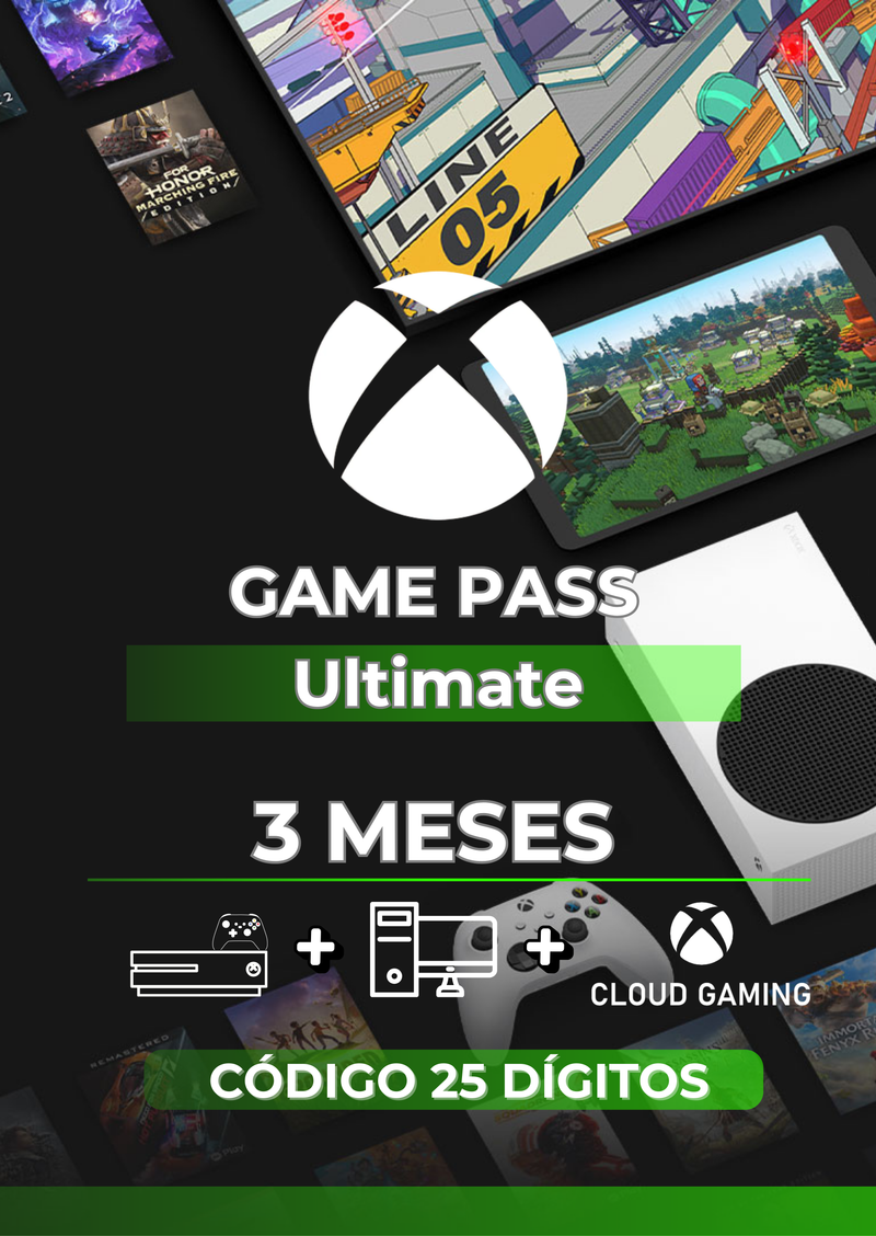 Xbox Game Pass Ultimate - 3 meses - Brasil