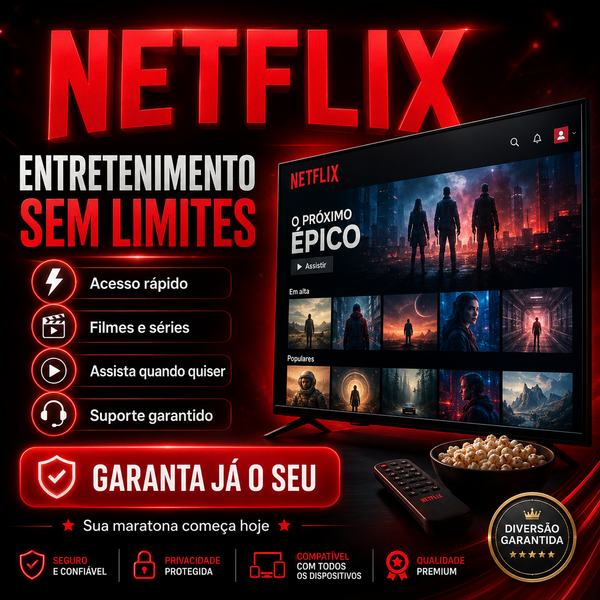 Netflix - 30 Dias - Conta