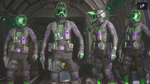 Skin Monster Clutch Operador Verde