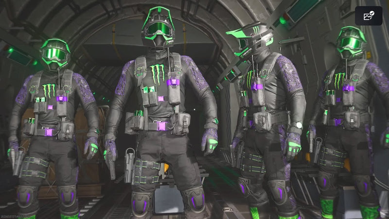 Skin Monster Clutch Operador Verde