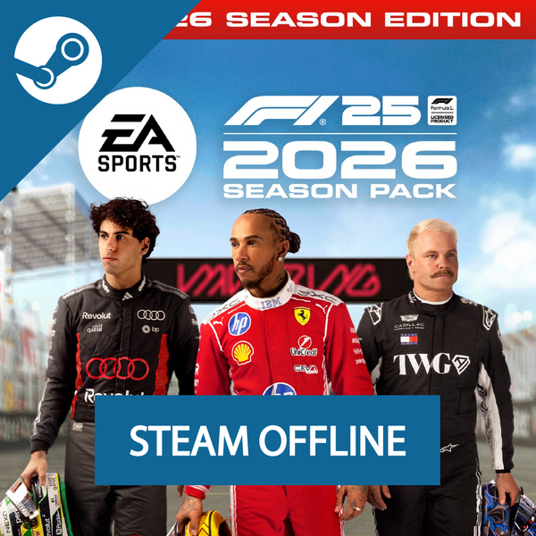 Fórmula 1 26 + F1 25 Completo Pacote da Temporada 2026 - Steam Offline